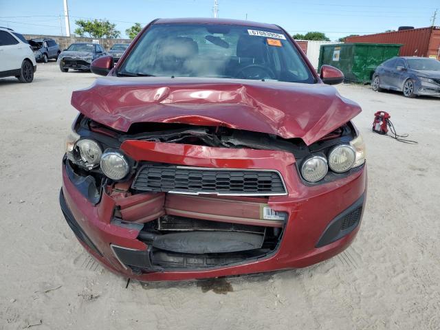  CHEVROLET SONIC 2012 Red