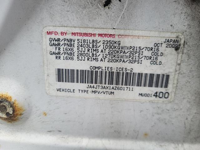 2010 MITSUBISHI OUTLANDER XLS  