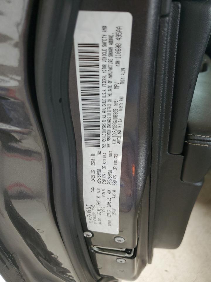 2016 Jeep Cherokee Limited VIN: 1C4PJMDB7GW188005 Lot: 65966425