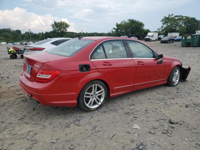 Sedans MERCEDES-BENZ C-CLASS 2014 Czerwony