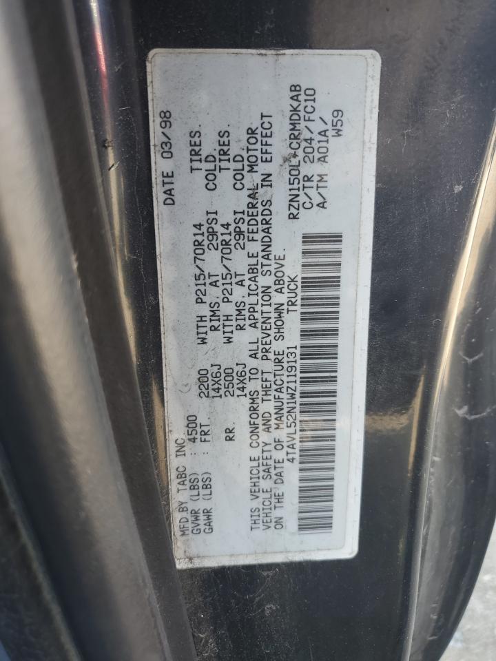 1998 Toyota Tacoma Xtracab VIN: 4TAVL52N1WZ119131 Lot: 64301425