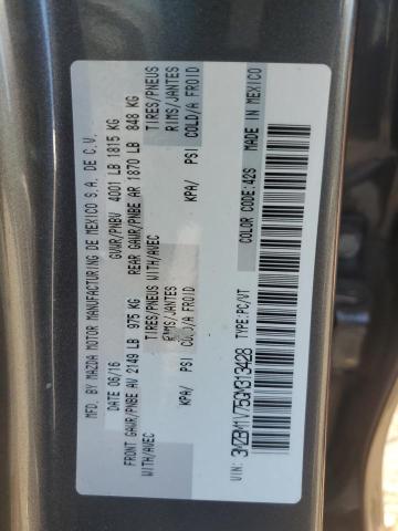 2016 MAZDA 3 TOURING  
