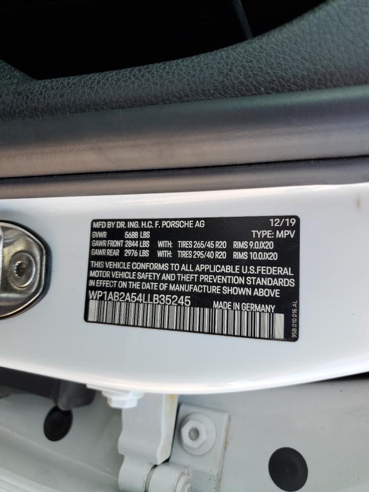 2020 Porsche Macan S VIN: WP1AB2A54LLB35245 Lot: 64357215
