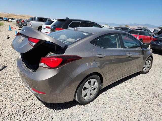 Sedans HYUNDAI ELANTRA 2016 tan