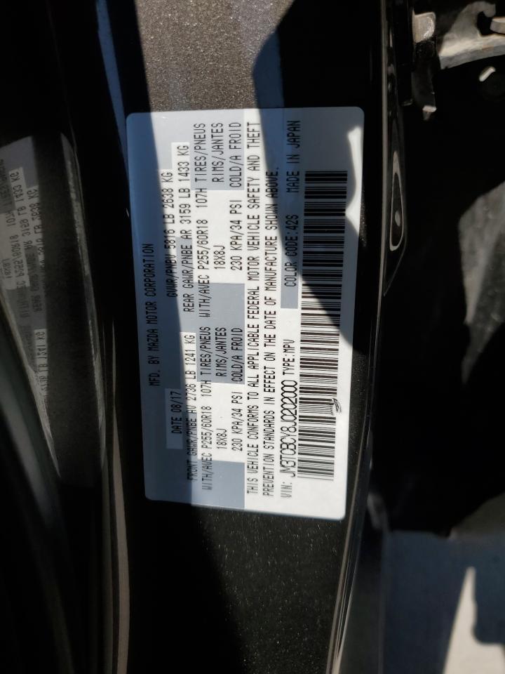 2018 Mazda Cx-9 Touring VIN: JM3TCBCY8J0202000 Lot: 63534045