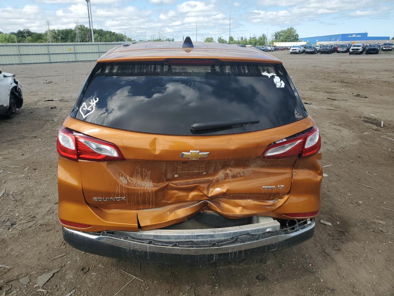2018 Chevrolet Equinox Lt VIN: 2GNAXSEVXJ6213778 Lot: 65380835
