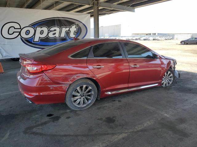 Sedans HYUNDAI SONATA 2016 Burgundy