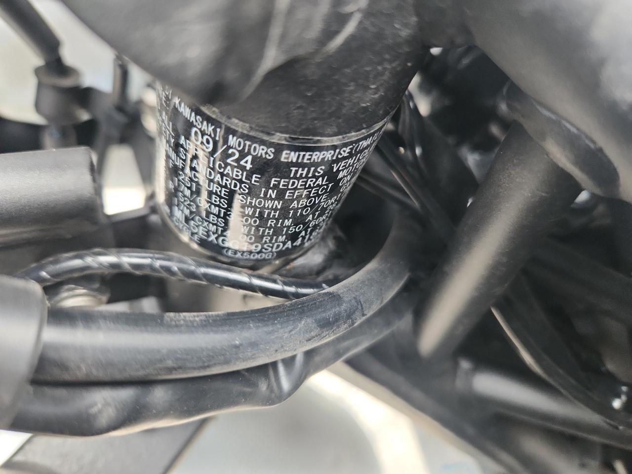 ml5exgg19sda41843 ML5EXGG19SDA41843 2025 Kawasaki Ex500