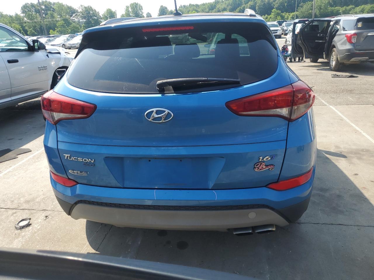 2017 Hyundai Tucson Limited VIN: KM8J33A27HU356846 Lot: 64611685