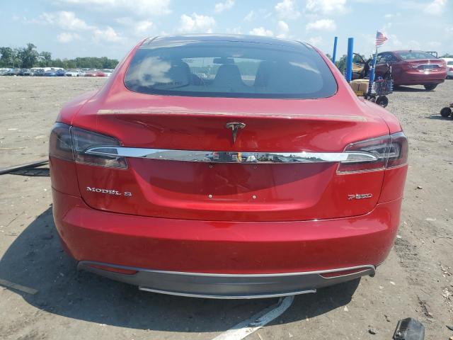 Hatchbacks TESLA MODEL S 2014 Red
