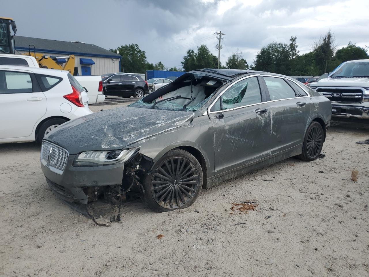 2017 Lincoln Mkz Reserve charcoal null gas 3LN6L5EC9HR613176 photo #1