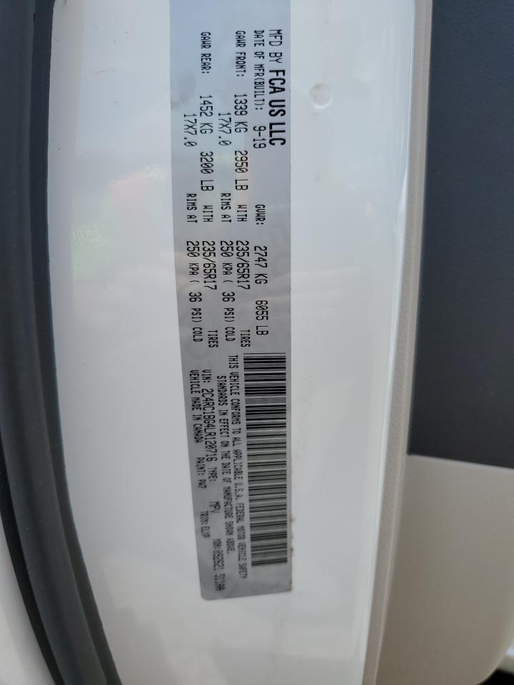 2020 Chrysler Pacifica Touring L VIN: 2C4RC1BG4LR120716 Lot: 64281855