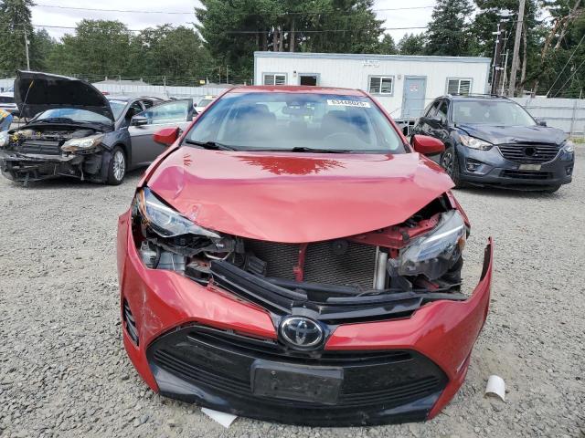  TOYOTA COROLLA 2018 Czerwony