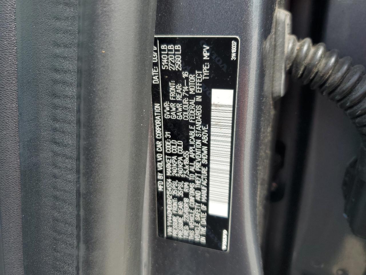 2017 Volvo Xc60 T5 Inscription VIN: YV440MDU6H2154554 Lot: 65272425