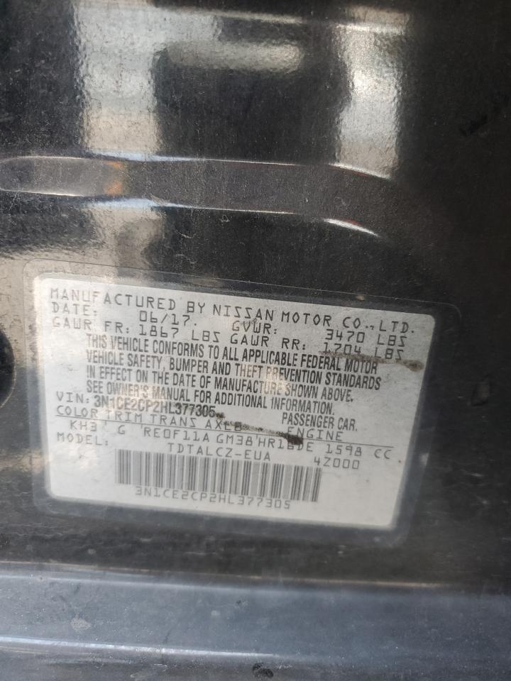 2017 Nissan Versa Note S VIN: 3N1CE2CP2HL377305 Lot: 64777795