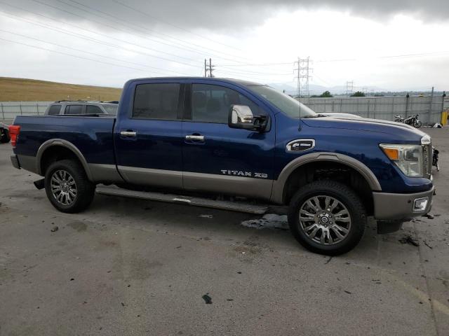 Pickups NISSAN TITAN 2016 Blue