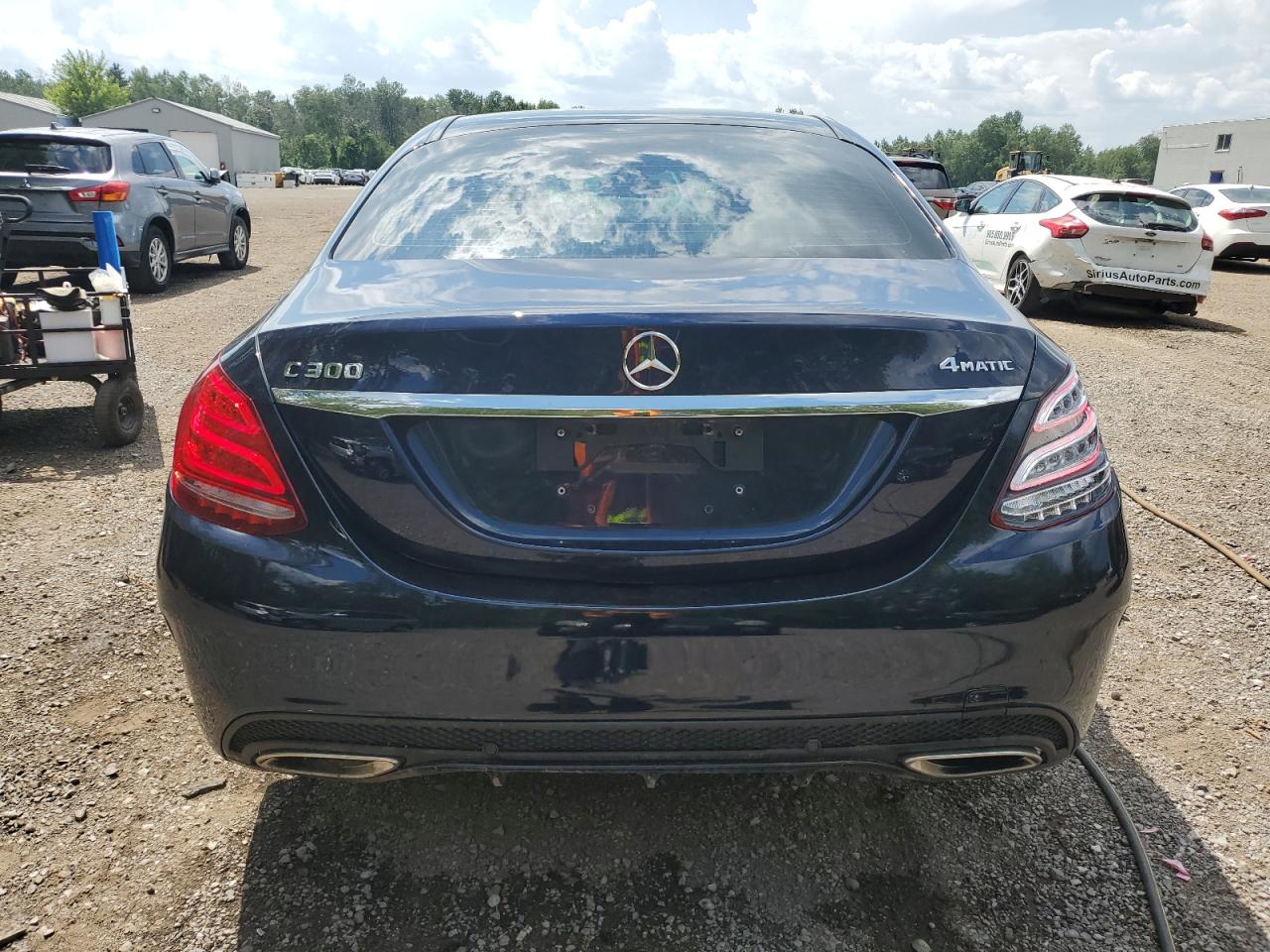 2017 Mercedes-Benz C 300 4Matic VIN: 55SWF4KB3HU188734 Lot: 62512265