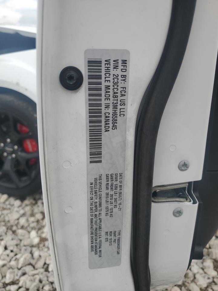 2021 Chrysler 300 S VIN: 2C3CCABT3MH658645 Lot: 63971165
