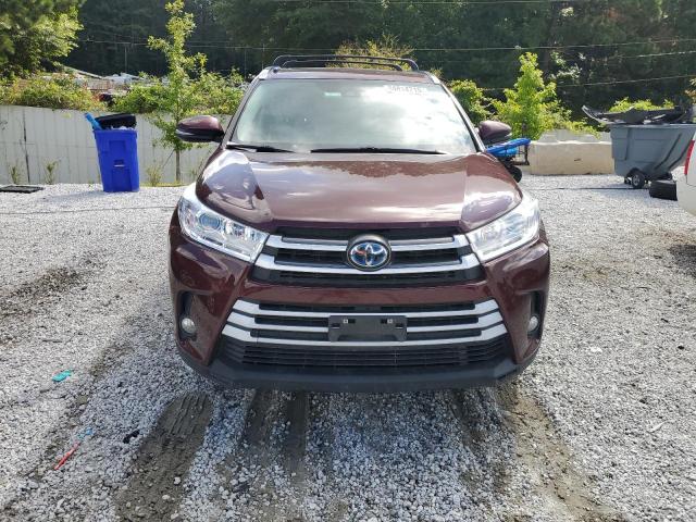  TOYOTA HIGHLANDER 2019 Бордовый