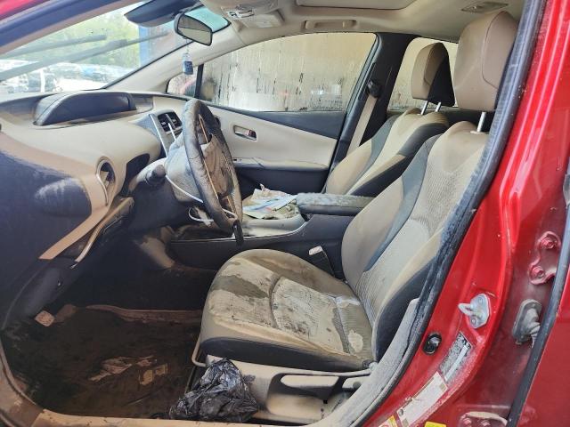  TOYOTA PRIUS 2017 Red