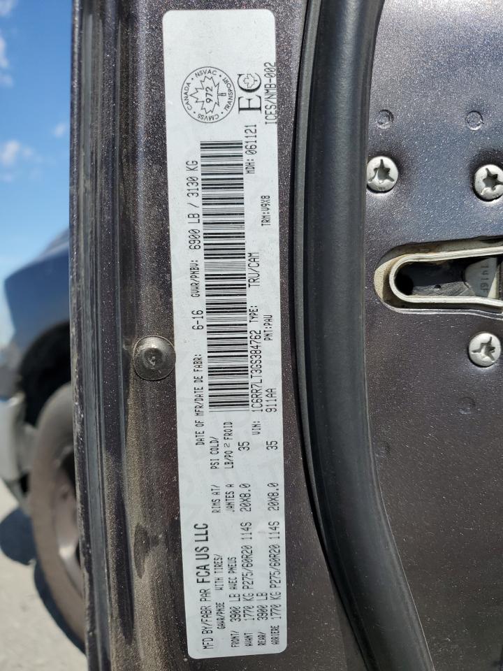 2016 Ram 1500 Slt VIN: 1C6RR7LT3GS384762 Lot: 66060505