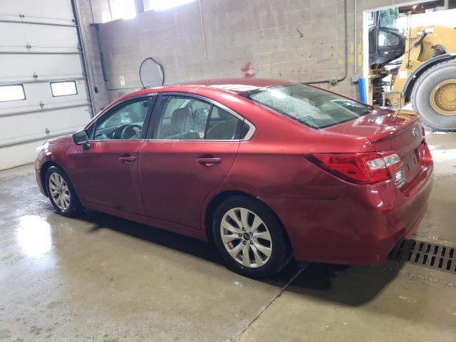 Sedans SUBARU LEGACY 2017 Czerwony