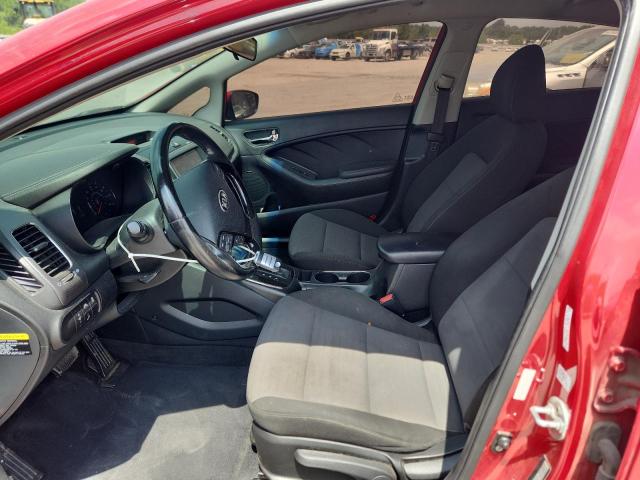  KIA FORTE 2017 Czerwony