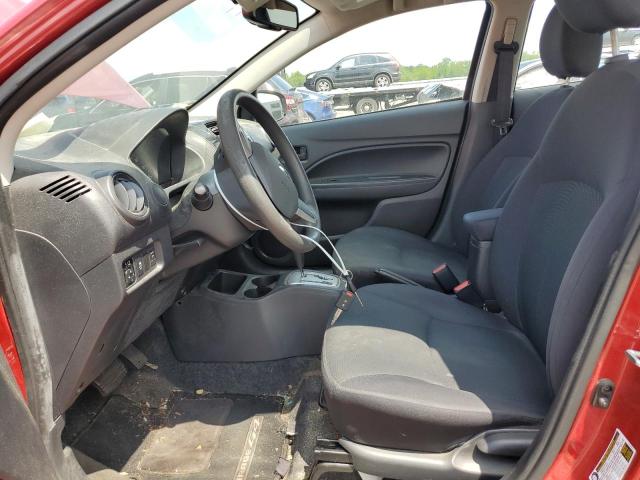  MITSUBISHI MIRAGE 2017 Czerwony
