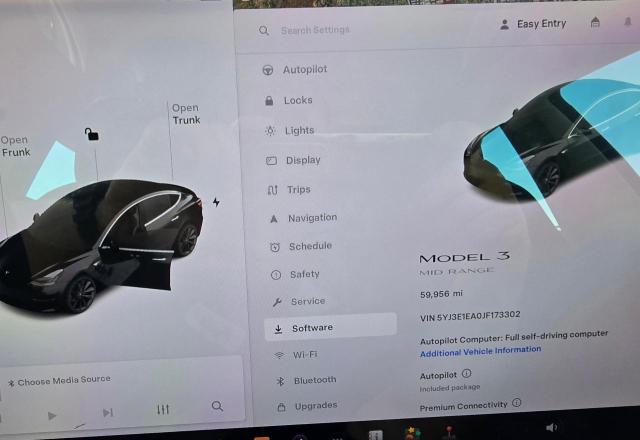  TESLA MODEL 3 2018 Czarny