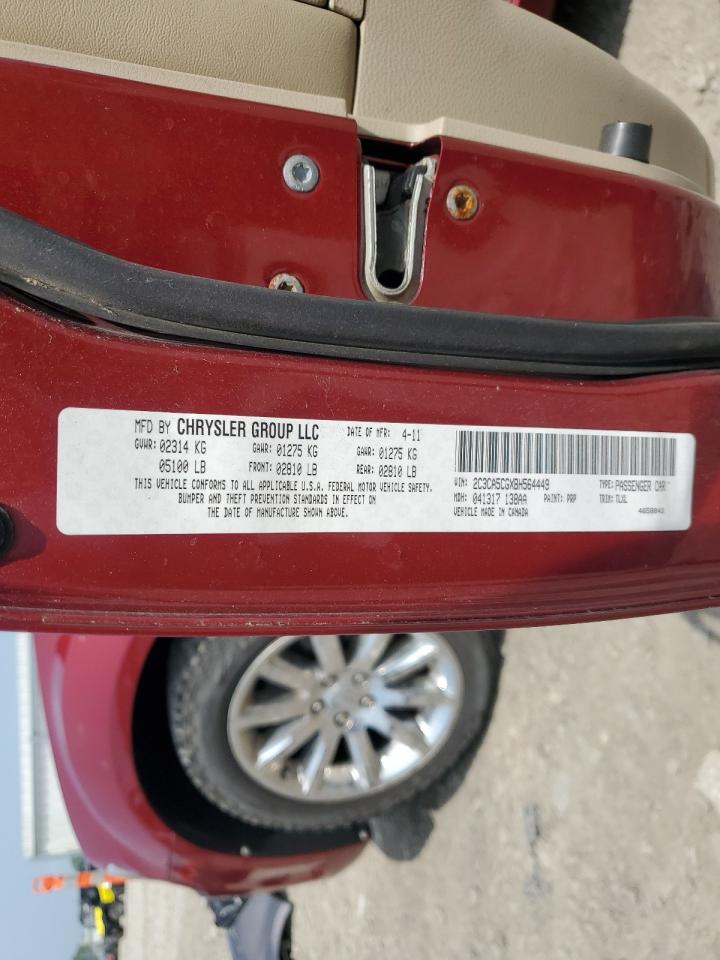 2011 Chrysler 300 Limited VIN: 2C3CA5CGXBH564449 Lot: 66157745