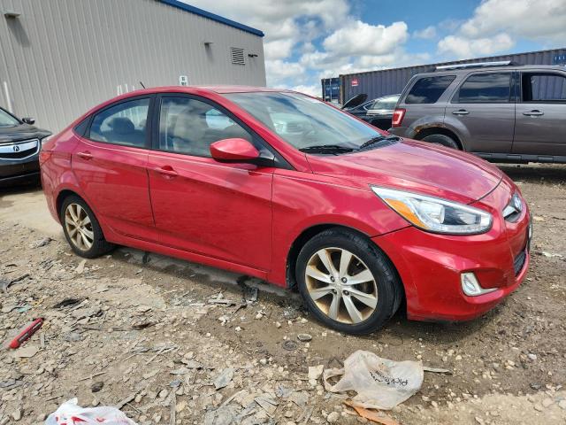  HYUNDAI ACCENT 2014 Czerwony