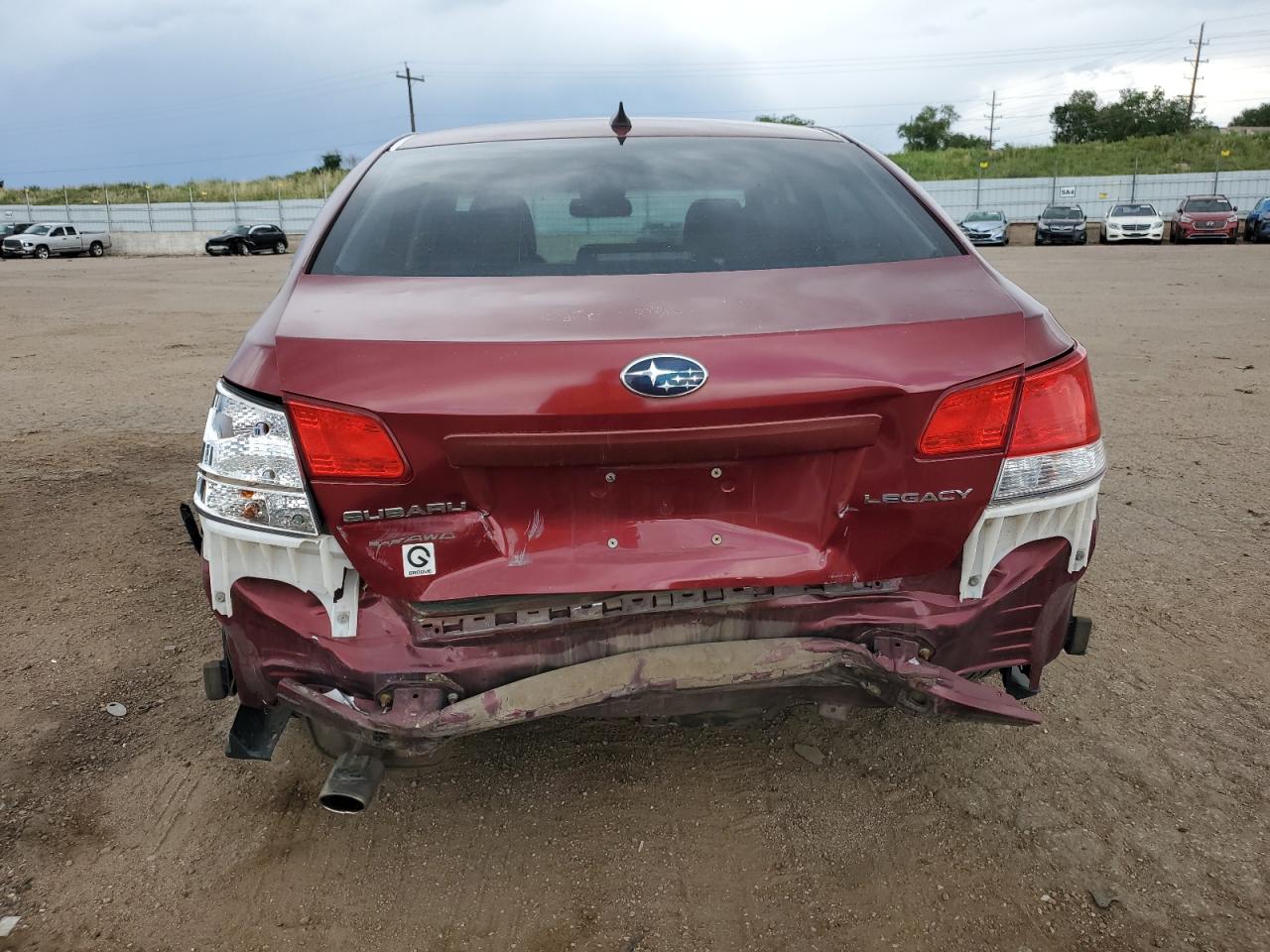 2012 Subaru Legacy 2.5I Limited VIN: 4S3BMCJ6XC3040896 Lot: 64635645
