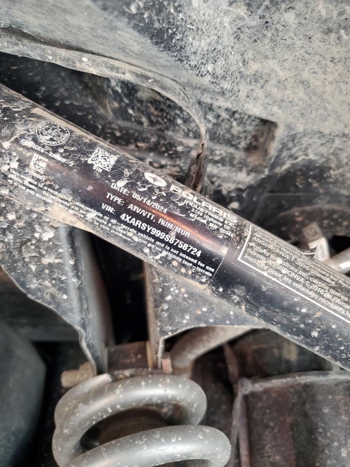 2025 Polaris Ranger Crew Xp 1000 Northstar Ultimate VIN: 4XARSY999S8758724 Lot: 64608955