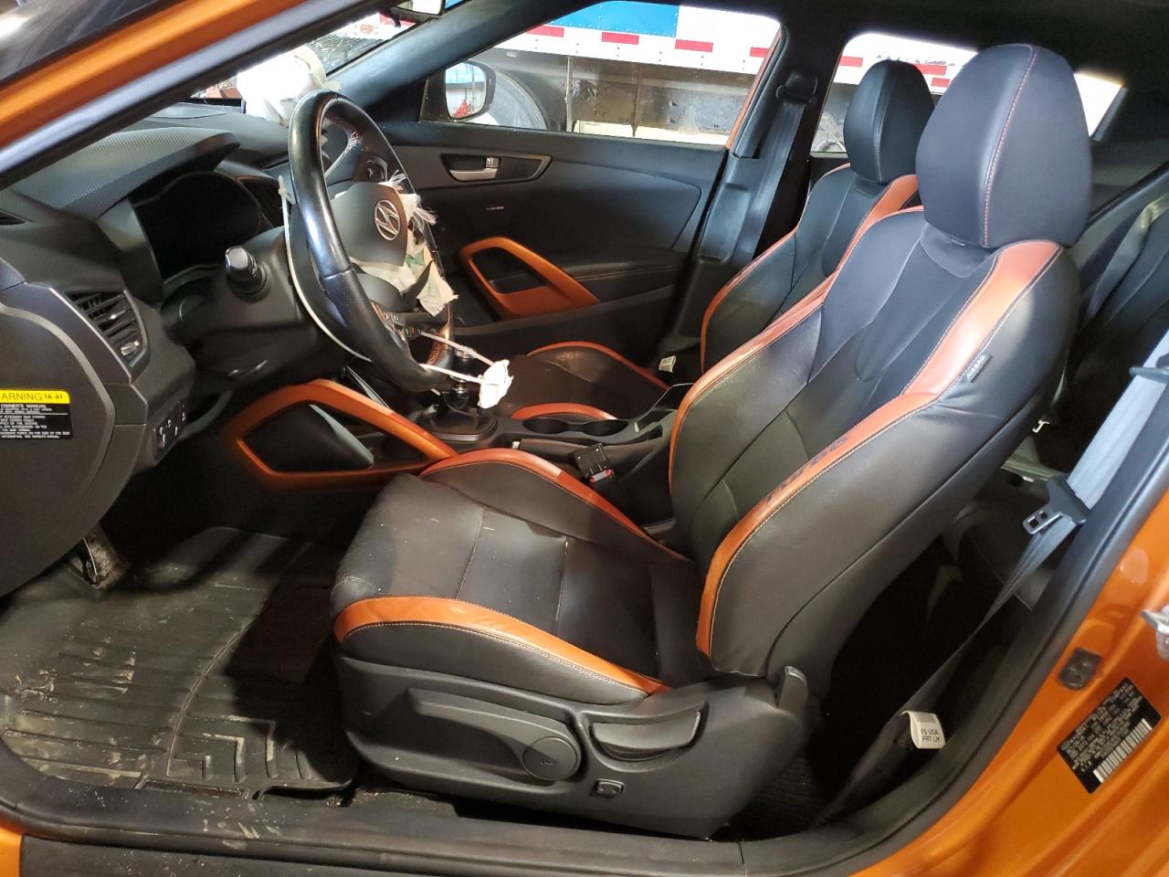 2017 Hyundai Veloster Turbo VIN: KMHTC6AE4HU308886 Lot: 64119245