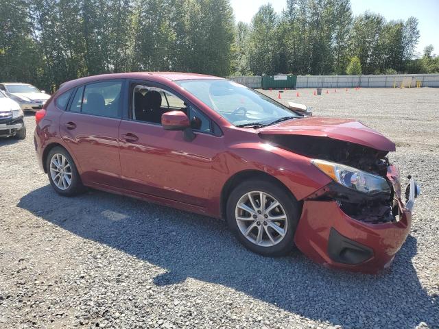  SUBARU IMPREZA 2014 Красный