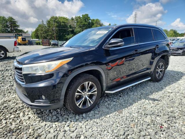  TOYOTA HIGHLANDER 2016 Черный