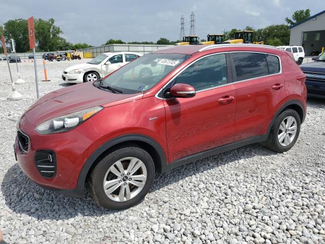  KIA SPORTAGE 2018 Czerwony