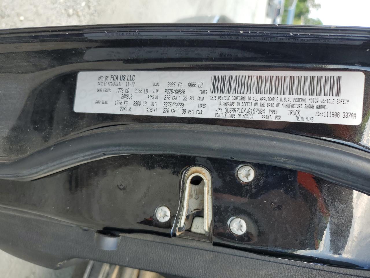 3c6rr7lgxjg197584 3C6RR7LGXJG197584 2018 Ram 1500 Slt