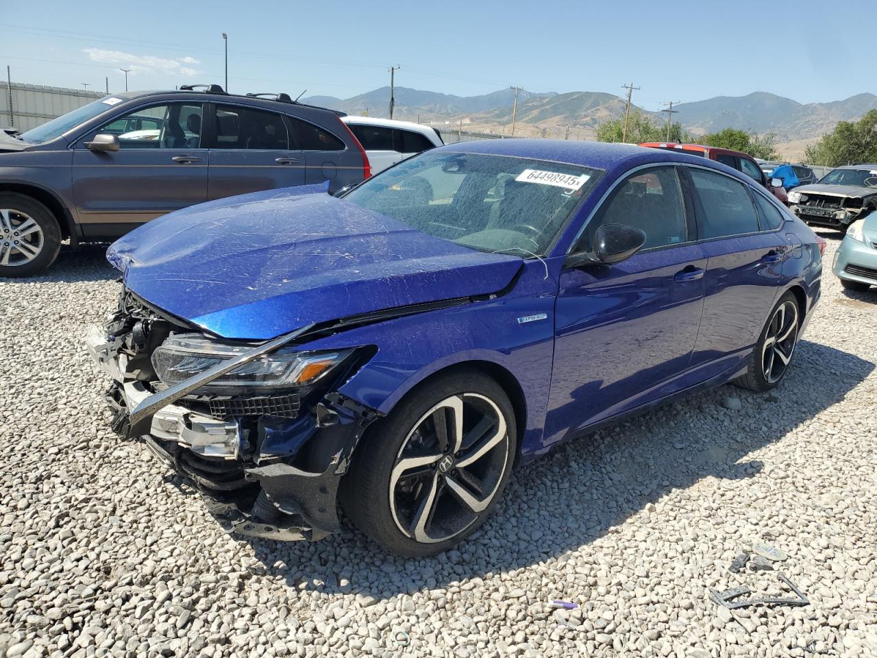 2022 Honda Accord Hybrid Sport VIN: 1HGCV3F22NA038504 Lot: 64498945