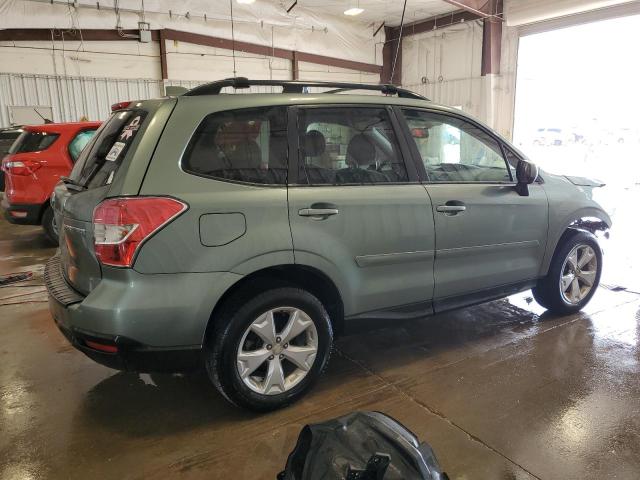Паркетники SUBARU FORESTER 2016 Зеленый
