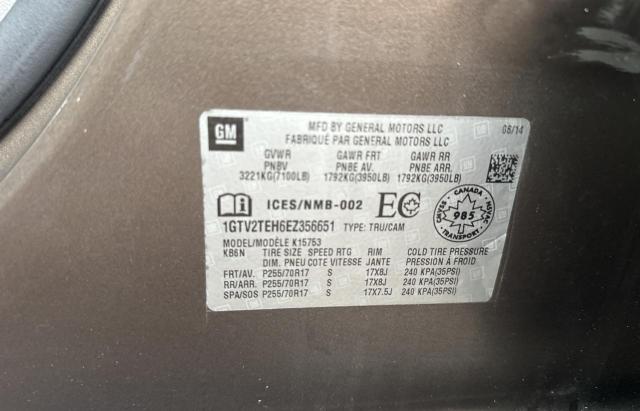 2014 GMC SIERRA K1500  