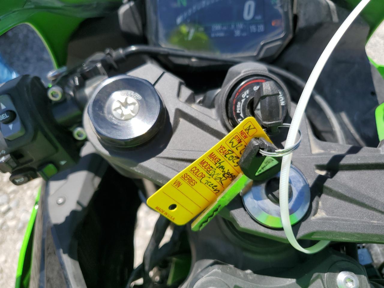C625 記念プレート 1976年 下関工場 2025 Kawasaki Ninja ZX-6R at UT - Magna, Copart lot 63466295