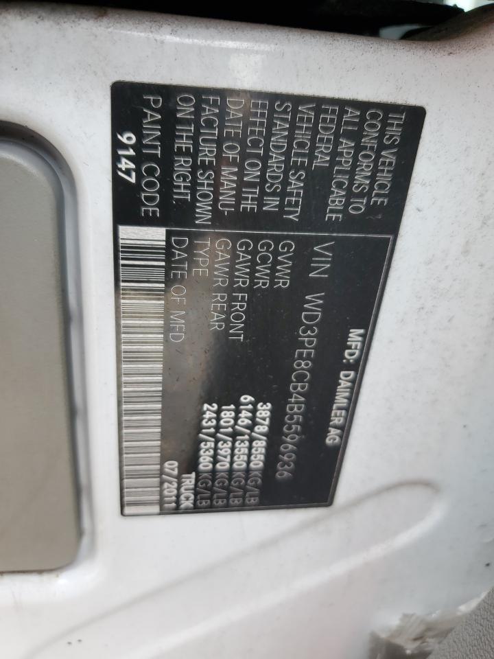 2011 Mercedes-Benz Sprinter 2500 VIN: WD3PE8CB4B5596936 Lot: 64881495