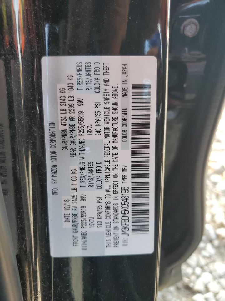 2019 Mazda Cx-5 Grand Touring VIN: JM3KFBDM5K0548196 Lot: 62773635