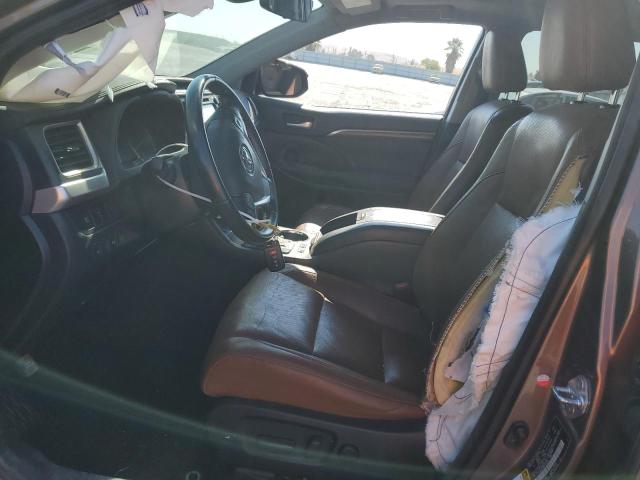  TOYOTA HIGHLANDER 2017 Brown
