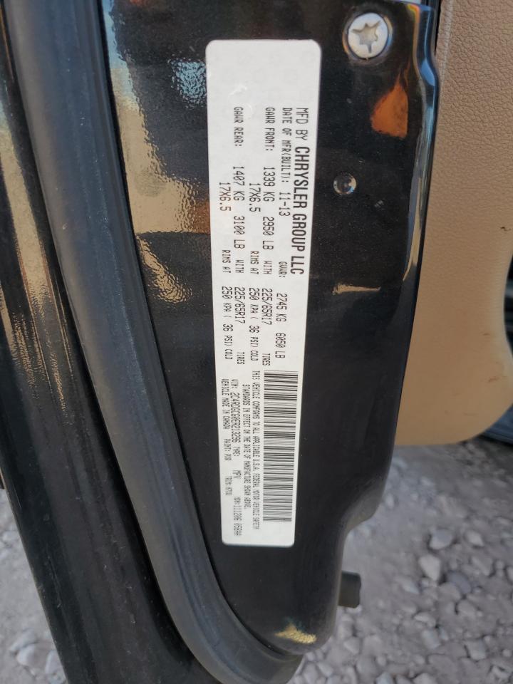 2014 Dodge Grand Caravan Sxt VIN: 2C4RDGCG0ER213296 Lot: 64514455