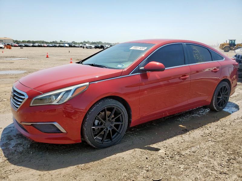  HYUNDAI SONATA 2017 Red