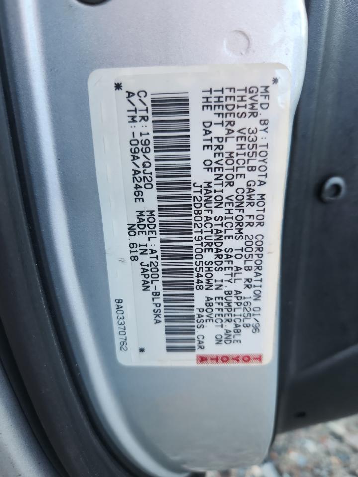 1996 Toyota Celica St VIN: JT2DB02T9T0055448 Lot: 65121325