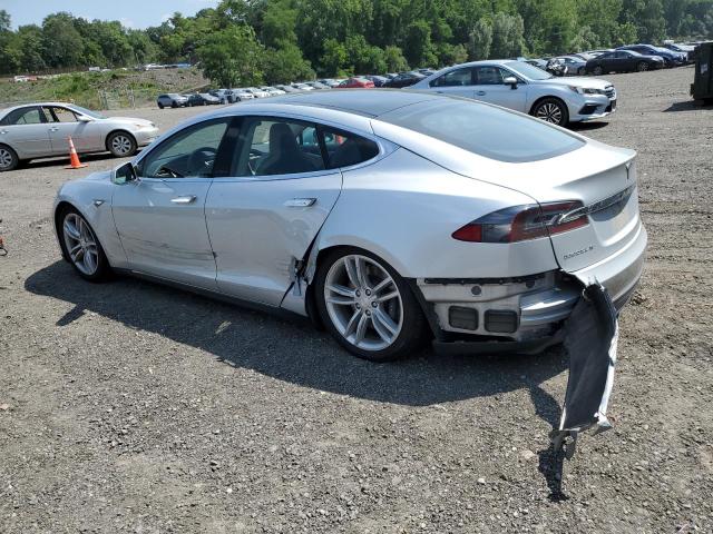 Hatchbacks TESLA MODEL S 2014 Srebrny