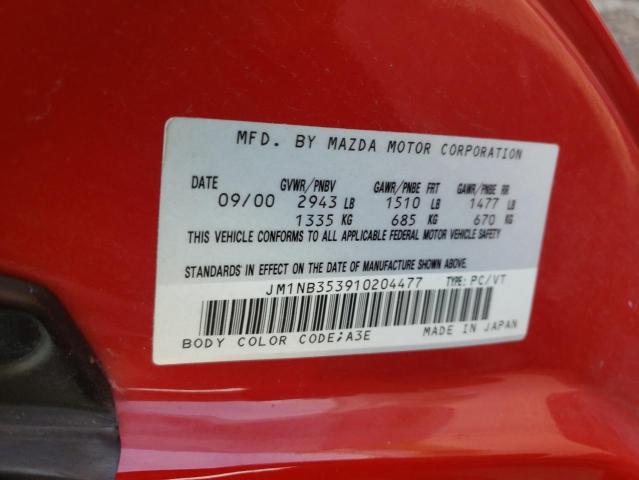 2001 MAZDA MX-5 MIATA BASE  